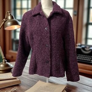 Weave of the Irish Wool Sweater Blazer Jacket Handcrafted in‎ Ireland